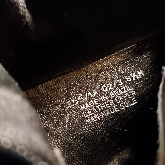 FRANCO SARTO Black Smooth Leather Zip Up Square Toe Heeled Boots 8.5 M - Picture 7 of 8